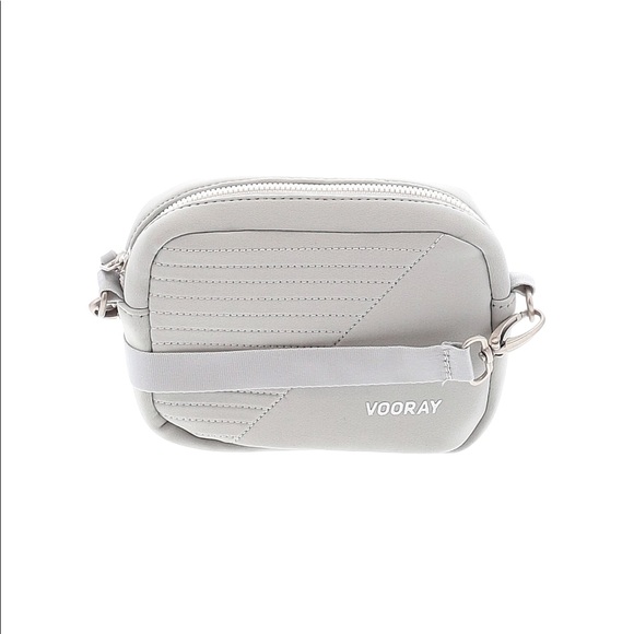 NWT Grey Moto Crossbody Bag - Picture 1 of 10